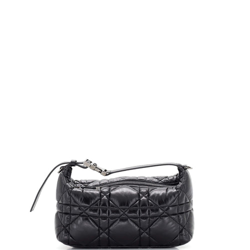 DiorTravel Nomad Pouch Macrocannage Quilt Calfskin Medium