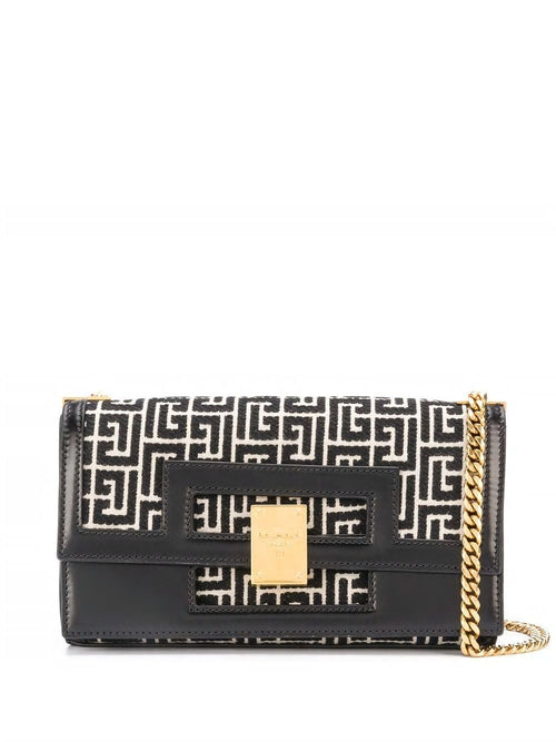 Women's 1945 Medium Monogram Jacquard in Ivory/Black | WN1BK607TJGHGFE