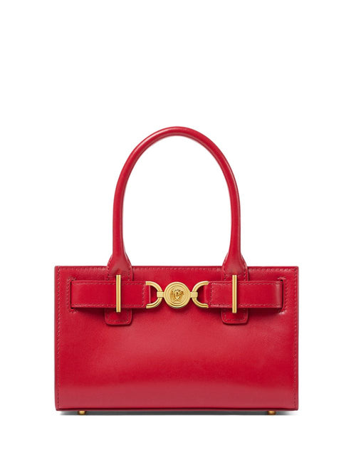 Women's Medusa '95 Small Leather Tote Bag in Red | Size UNI | 10131691A107951RB3V