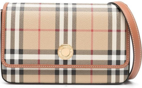 Women's Hampshire Vintage Check Crossbody Bag in Brown | Size UNICA | 8070421