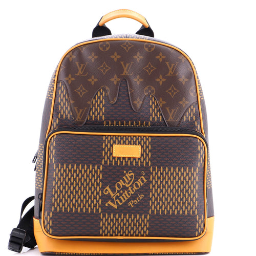 Nigo Campus Backpack Limited Edition Giant Damier and Monogram Canvas