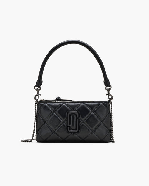 Marc Jacobs The Quilted Snapshot Convertible Shoulder Bag in Black