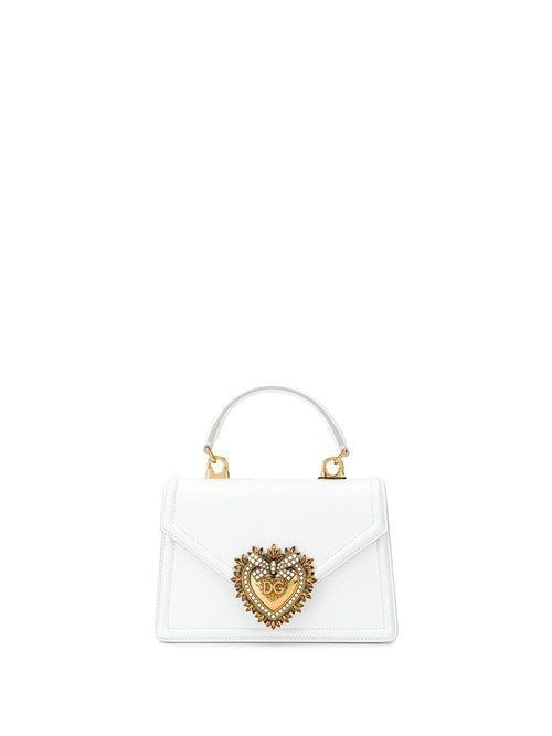 Women's Leather Bag With Plaque in White | Size UNI | BB6711 Color AV89380002