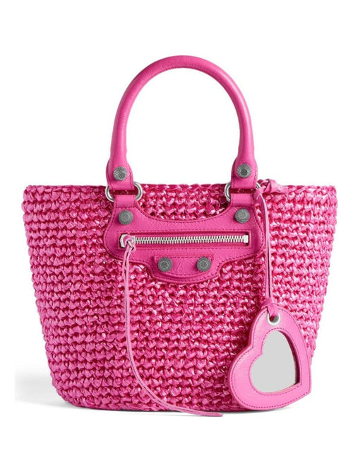Women's Le Cagole Panier Small Tote in Pink | Size UNI | 7861872AA195511