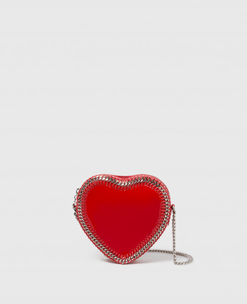 Falabella Heart Crossbody Bag, Woman, Lipstick red