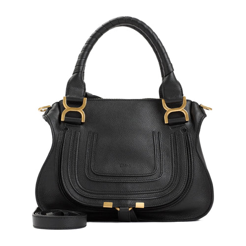 Women's Marcie Small Leather Handbag in Black | Size UNI | CHC22AS628I31