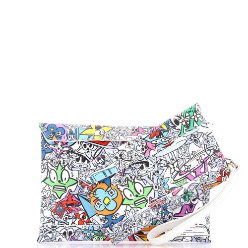 Trio Envelope Pouch Set Limited Edition Monogram Comics Canvas