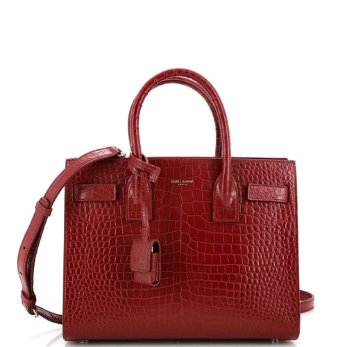 Sac de Jour NM Bag Crocodile Embossed Leather Baby