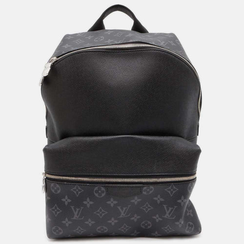 Noir Taiga Leather Monogram Eclipse 4Discovery Backpack
