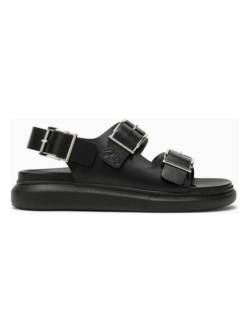 Men's Hybrid Double Buckle Sandals in Black | Size 41 | 782466WIEU3