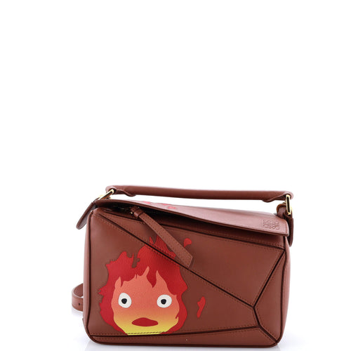 LOEWE Howl??????s Moving Castle Puzzle Bag Inlaid Leather Small