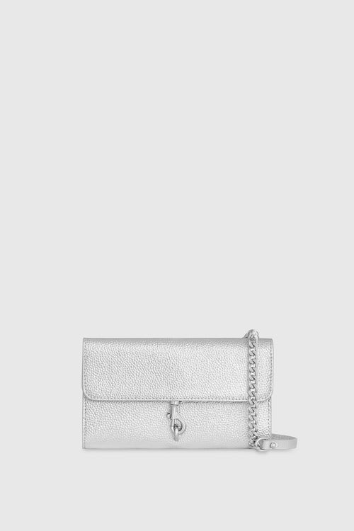 Megan Wallet On Chain Bag In Silver