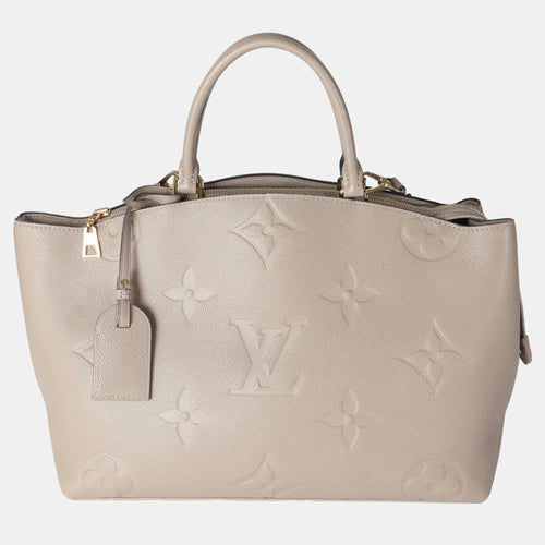 Turtledove Monogram Empreinte Leather Grand Palais Top HandleBag