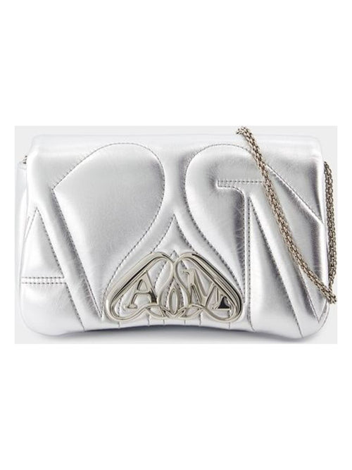 Women's The Mini Seal Crossbody Bag' in Silver | 7770111BL0I1400