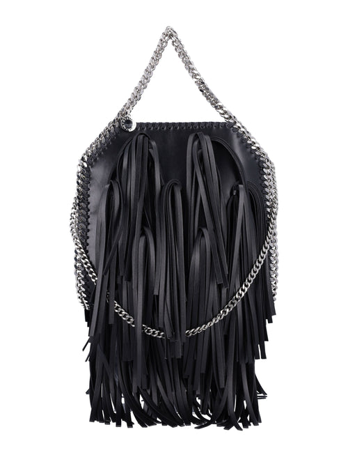 Women's Mini Tote Tassel Falabella Bag in Black | 24A371223WP0448 Color 1000
