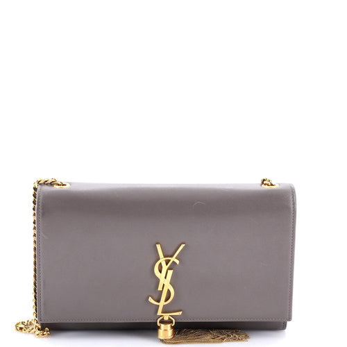 Classic Monogram Tassel Crossbody Bag Leather Medium