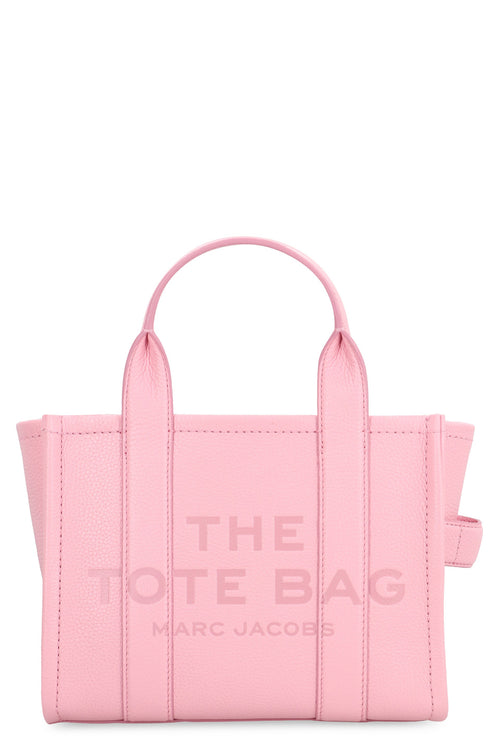 Women's The Leather Small Tote Bag in Pink | H009L01SP21 Color 669