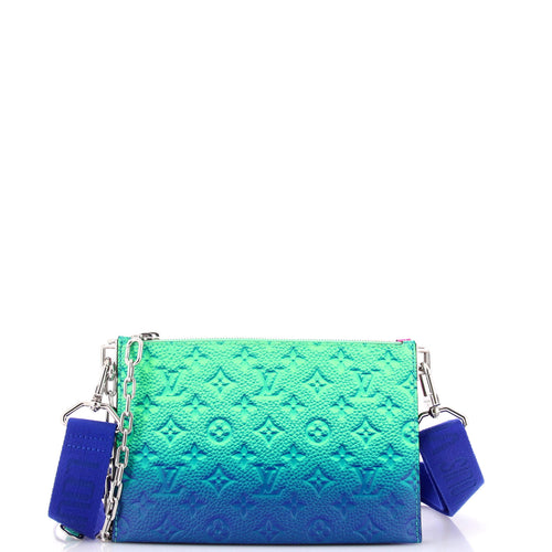 Trio Pouch Messenger Bag Limited Edition Illusion Monogram Taurillon Leather