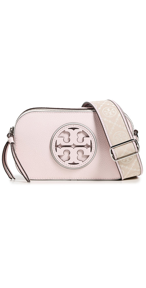 Miller Patent Border Mini Crossbody Bag Pale Pink One Size