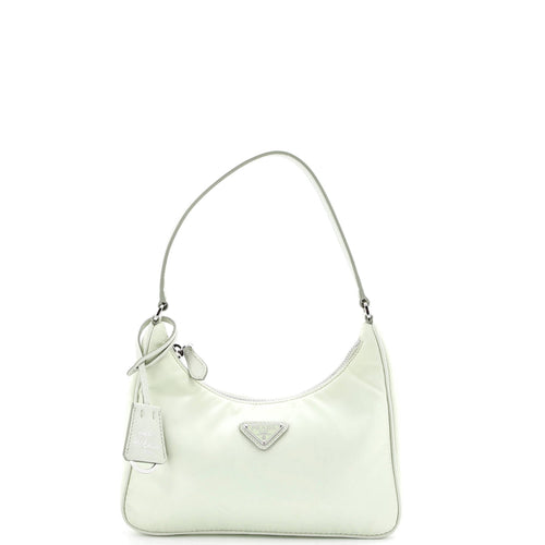 PRADA Re-Edition 2005 Hobo Tessuto with Saffiano Leather Mini