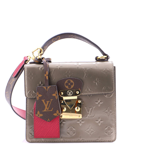 Spring Street NM Handbag Monogram Vernis with Monogram Canvas