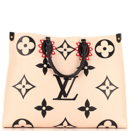 OnTheGo Tote Limited Edition Crafty Monogram Empreinte Giant GM