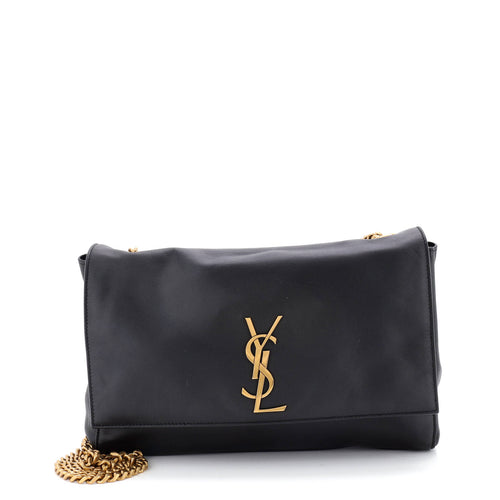 Classic Monogram Reversible Shoulder Bag Suede and Leather Medium