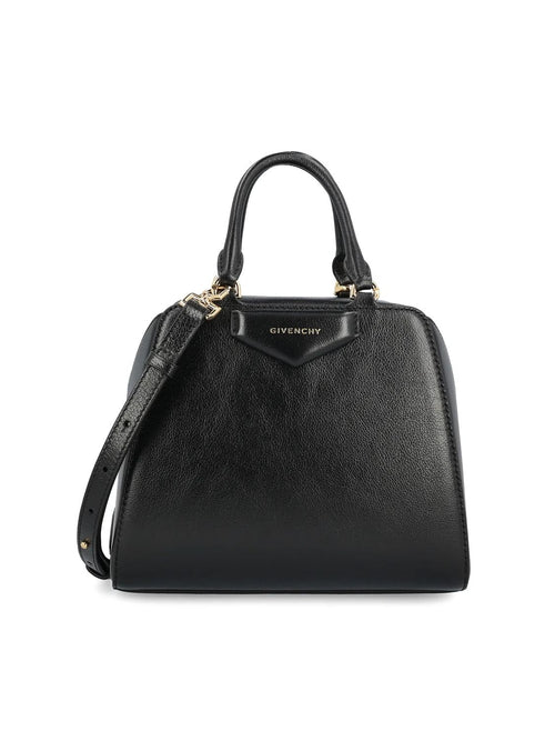Women's Antigona Cube Mini Leather Handbag in Black | Size UNI | BB50ZBB24B