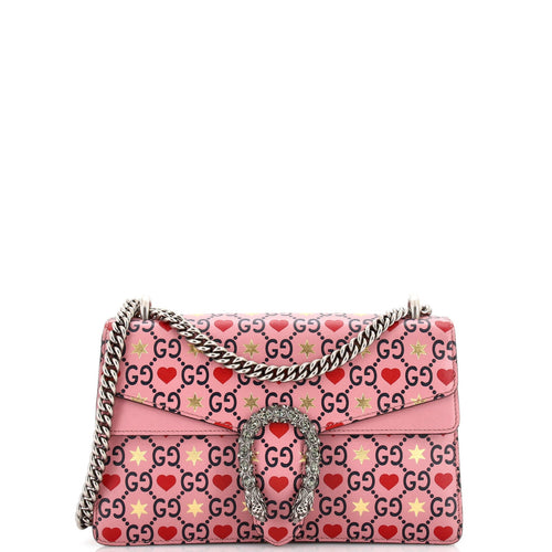 GUCCI Dionysus Bag Limited Edition Valentines GG Printed Leather Small