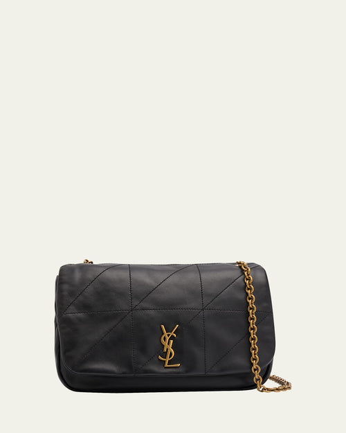 Jamie 4.3 Small YSL Shoulder Bag in Quilted Smooth Leather