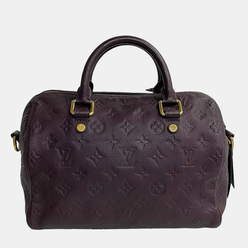 Purple Monogram Empreinte Speedy Bandouliere 25 Satchel Bag