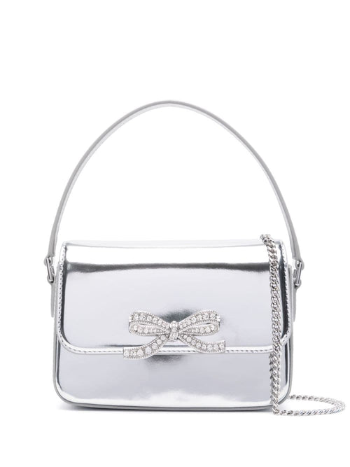 Women's Baguette Micro Leather Shoulder Bag in Silver | Size UNI | PF24 Color 309SSILVER