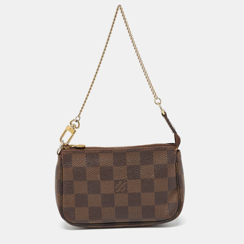 Damier Ebene Canvas Mini Pochette Accessoires