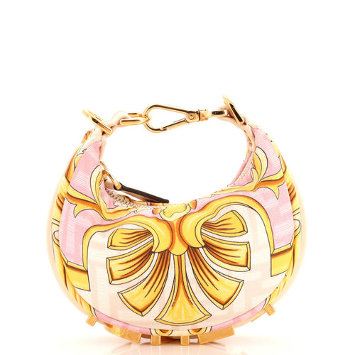 FENDI x Versace Fendace Fendigraphy Bag Printed Zucca Silk Nano