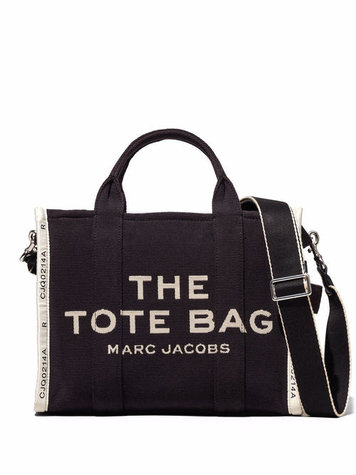 Women's Black/white Jacquard Logo Canvas Bag | Size UNI | M0017027 Color 001