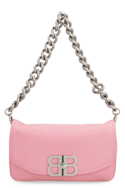 Women's Flap Bb Soft Leather Crossbody Bag in Pink | 7485982AAIY Color 5812
