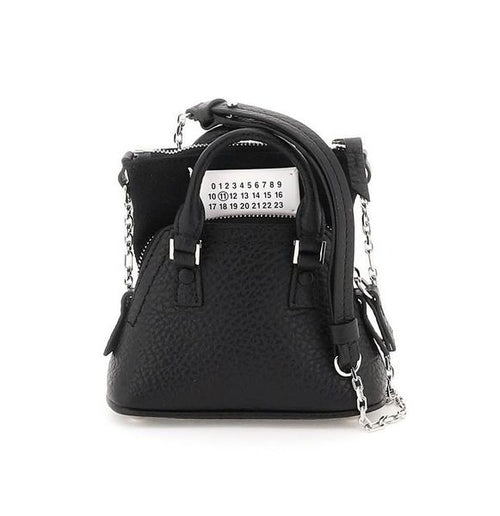 Women's Smooth Leather Mini Bag in Black | Size UNICA | SB3WG0025P4455