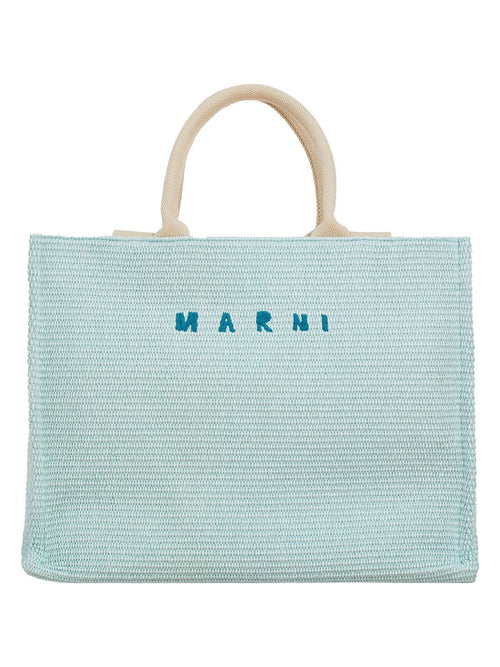 Women's Borsa Tote Grande In Rafia Nera in Beige | Size UNICA | HFSHMP0078U0P3860Z0E42 Color Beige