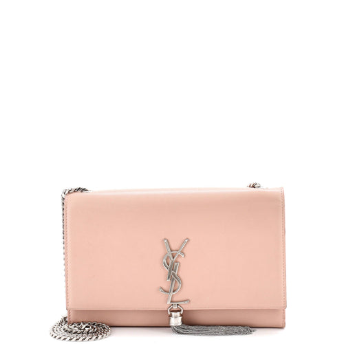 Classic Monogram Tassel Crossbody Bag Leather Medium