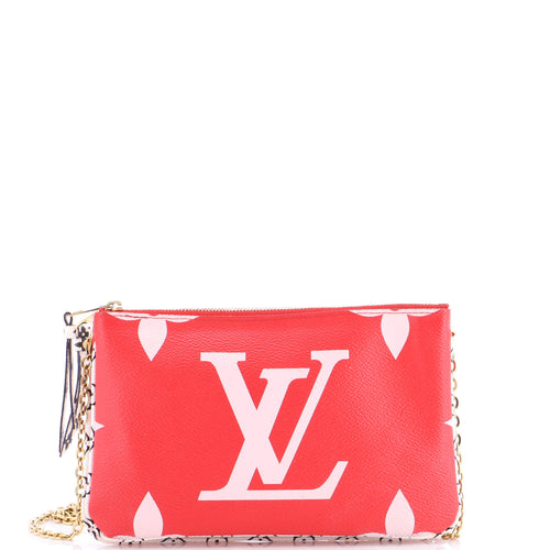 Double Zip Pochette Limited Edition Colored Monogram Giant