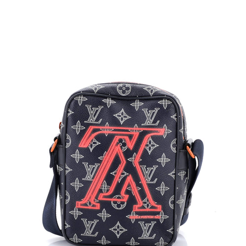 Danube Handbag Limited Edition Upside Down Monogram Ink PM