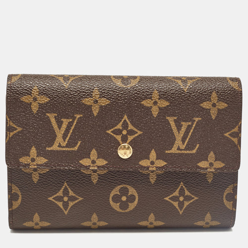 Monogram Canvas Porte Tresor Etui Papier Wallet