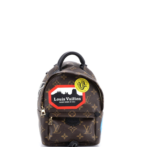 Palm Springs Backpack Limited Edition World Tour Monogram Canvas Mini