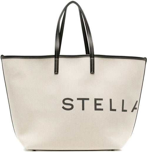 Women's Logo Printed Tote Bag in Beige | Size UNI | 7B0048WP02219043