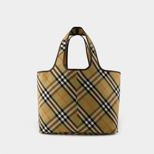 Women's Vintage Check Pattern Leather Bag in Sand | Size UNI | 8093976 Color B9368