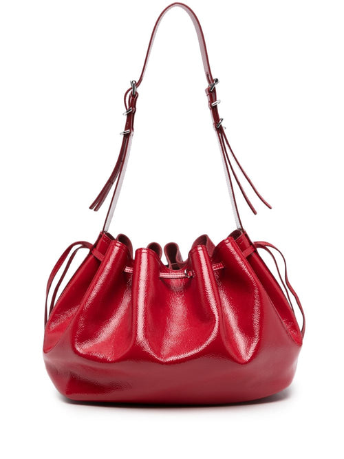 Women's Pumpkin Medium Leather Shoulder Bag in Red | Size UNI | BB510TB25Y