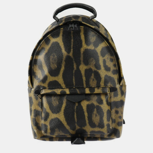 Wild Animal Coated Canvas Palm Springs Backpack PM Bag
