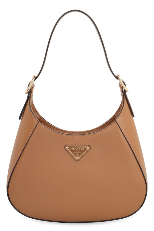 Women's Leather Shoulder Bag in Saddle Brown | 1BC179VOOO2AIX Color F02Z8