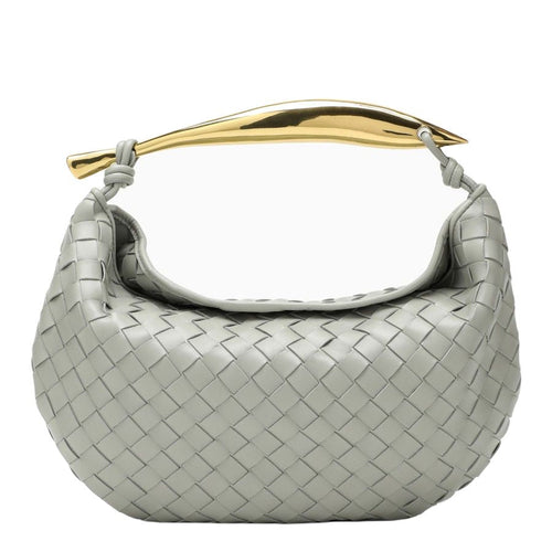 Women's Sardine Leather Small Bag in Grey | 716082VCPP1 Color 1557