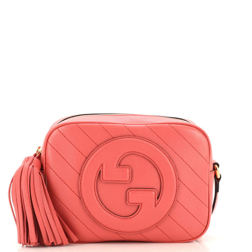 GUCCI Blondie NM Camera Shoulder Bag Diagonal Quilted Leather Small